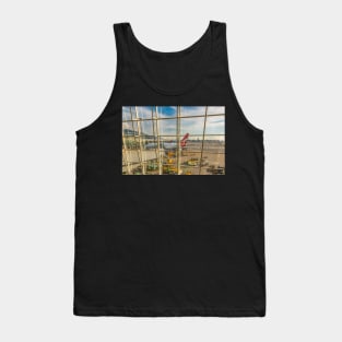 Ready For Departure - A380 Airliner - Airplane Artwork Tank Top